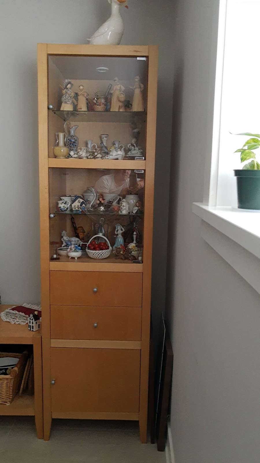 Maple Curio Cabinet